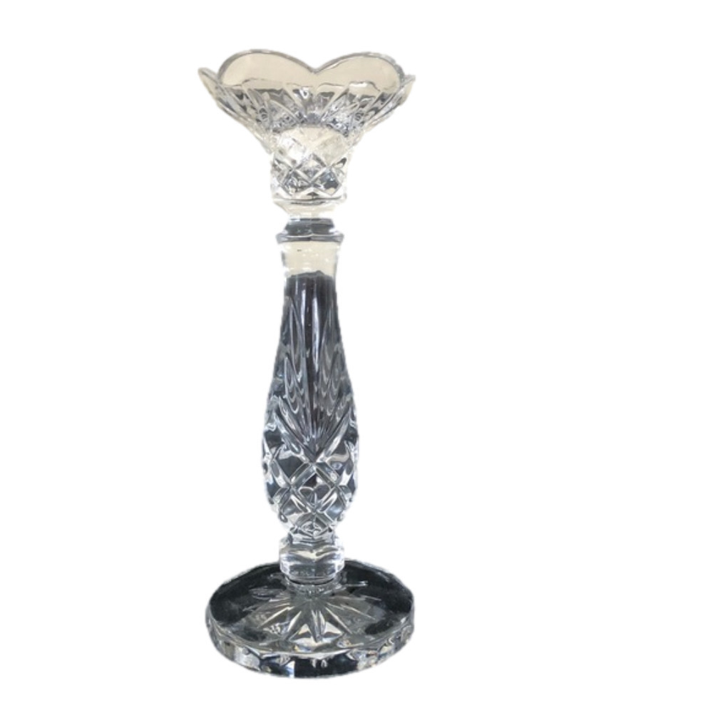 Lead Crystal Taper Candle Holder